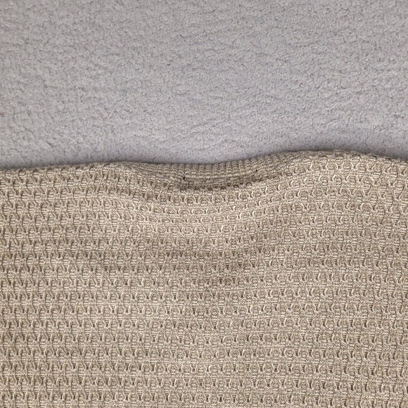 Vintage Bachrach Sweater Mens Large Brown Beige Cosby Style V-Neck Made In Italy - Picture 9 of 14